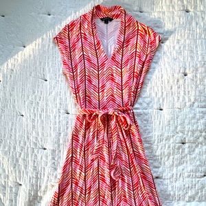 Landsend pink knee length dress